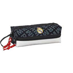 Safta PORTATODO 3 CREMALLERAS REAL MADRID BLAC 20x7x8