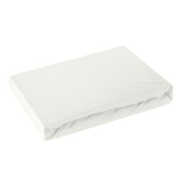 Design 91 Prześcieradło jersey z gumką 180x200 kremowe