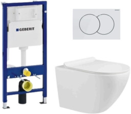 Zestaw Geberit miska wc Zoldo spłukiwanie tornado +