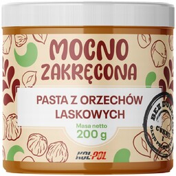 PASTA Z ORZECHÓW LASKOWYCH 200g Krem orzechowy 100%