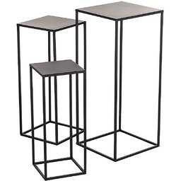Komplet stolików-kwietników Denny 3 szt., 20/25/30 cm x