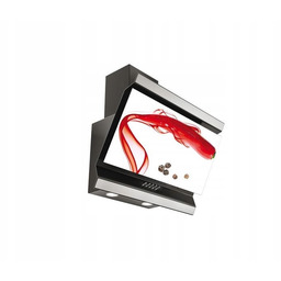 Okap Vdb Deco Chilli 60 Czarno-srebrny 280m3/h 63dB