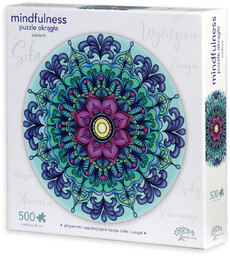 Mindfulness, puzzle okrągłe, Oddech, 500 el.