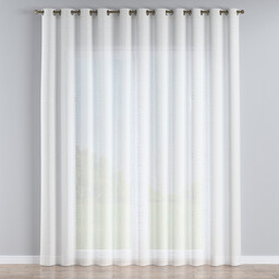 Firana na przelotkach, prześwitujący ecru, Romantica