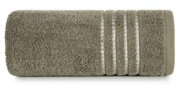 Eurofirany Ręcznik 70x140 Fiore brązowy jasny 500g/m2 frotte