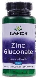 Cynk (Gluconate) 30mg suplement diety 250 tabletek
