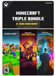 Minecraft Triple Bundle [kod aktywacyjny] Gra na Xbox