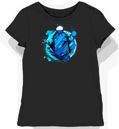 Koszulka damska czarna z motywem gracza Call of