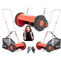 Faworyt Kosiarka Ręczna Bębnowa Z Koszem Pchana Mechaniczna