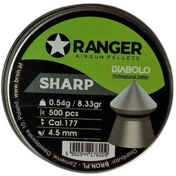 Śrut 4,5 mm Diabolo RANGER Professional Sharp szpic