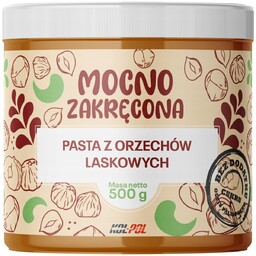 PASTA Z ORZECHÓW LASKOWYCH 500g Krem orzechowy 100%