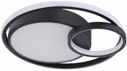 Globo Plafon Kamilla 67237-36 pierścienie LED 36W czarne