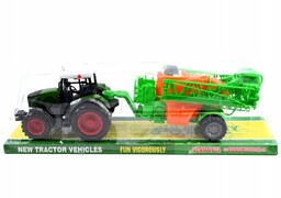 TRAKTOR Z OPRYSKIWACZEM PRZYCZEPA ROLNICZA CIĄGNIK MASZYNA RÓŻNE