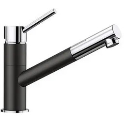 Blanco Kano-S 526174 Chrom/Czarny Wygląd silgranitu Bateria kuchenna