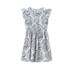 mayoral Dziewczynka Sukienka jeansowa MAYORAL-1827 5 Jeans Niebieski