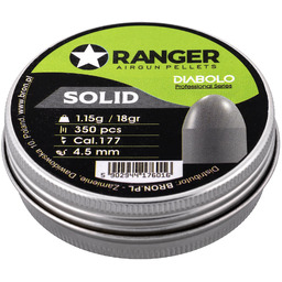 Śrut 4,5 mm Diabolo RANGER Professional Solid półokrągły