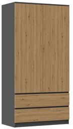 Szafa do sypialni, garderoba, Malwa SS-90, 90x50x180 cm,