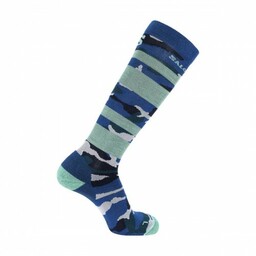 Skarpety narciarskie Salomon QST Blank Blue / White