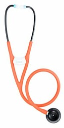 NOVAMA EXPERT DR520 POMARAŃCZOWY Stetoskop kardiologiczny dwugłowicowy, silikonowy