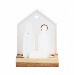 Rader CHRISTMAS Świecznik Świąteczny / Szopka Bożonarodzeniowa