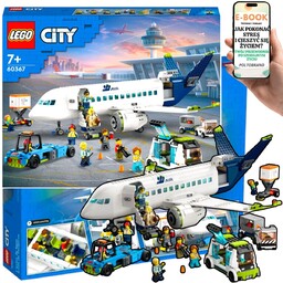 DUŻY ZESTAW LEGO City Realistyczny samolot pasażerski
