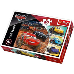 Trefl Zygzak McQueen z przyjaciółmi Puzzle 60 Elementów