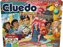 Hasbro Gaming Hasbro Gra Cluedo Junior, 2-stronna plansza,