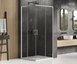 NEW TRENDY D-0296A/D-0299A Kabina prysznicowa PRIME 2D prostokątna