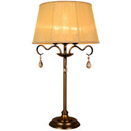 Candellux FIESTA 41-15273 lampa stołowa abażur 3X40W E14