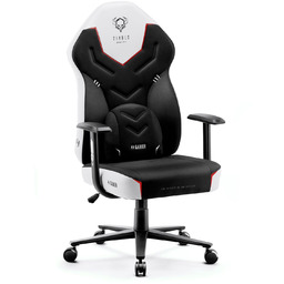Fotel Diablo X-Gamer 2.0 Normal Snow White biało-czarny