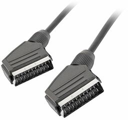 Lanberg CA-EUEU-10CC-0030-BK D Scart-Scart Kabel Audio-Video, 3 m,