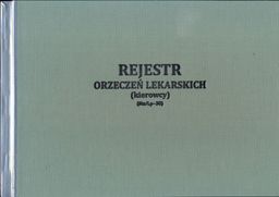 Rejestr wydanych orzeczeń / KIEROWCY [Mz/Lp-30]