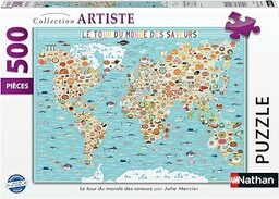 Puzzle Nathan - Puzzle 500 elementów - Światowa
