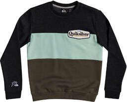 bluza dziecięca QUIKSILVER YOUTH TROPICAL BLOCK CREW Dark