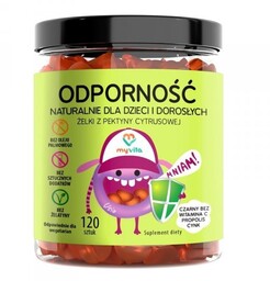 Odporność Naturalne Żelki dla Dzieci i Dorosłych, Myvita,