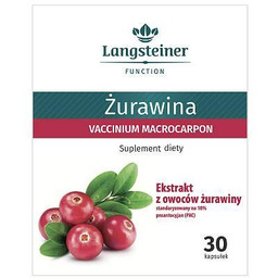 Langsteiner Żurawina, 30 kaps. -> Odbiór w Żabce!