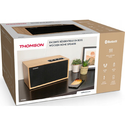 Thomson Głośnik drewniany Cosy Bluetooth 100W