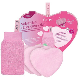 Velvet Lips & Ever Clear Skin zestaw rękawica