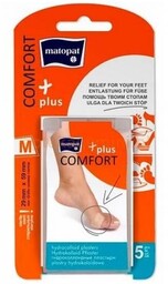 MATOPAT Comfort Plus M Opatrunki hydrokoloidowe 29x59 mm