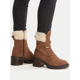 Trzewiki Tommy Hilfiger Th Shearling Lace Up Boot
