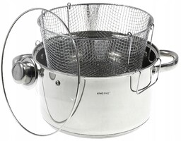 Garnek 5,5L Koszyk Smażenia Frytek Ryb Mięsa
