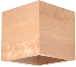 Kinkiet QUAD naturalne drewno