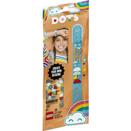 LEGO DOTS, klocki bransoletka z tęczą, 41900