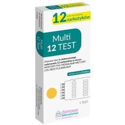 Muliti 12 Test do jednoczesnego wykrywania 12 narkotyków