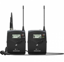 Bezprzewodowy system audio z krawatowym mikrofonem kierunkowym Sennheiser