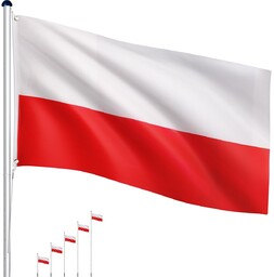 Maszt Flagowy 6,5 M Alu Maszt Do Flagi