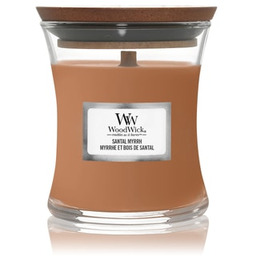 WoodWick Santal Myrrh Hourglass Świeca zapachowa 85 g