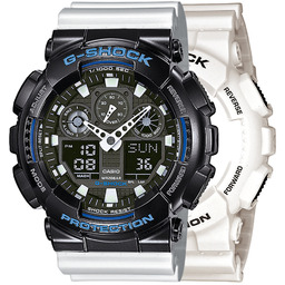 G-SHOCK SET GA-100B-7AER + BEZEL 10407691 + PASEK