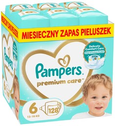 Pampers Premium Care Pieluszki, rozmiar 6, 128 szt.