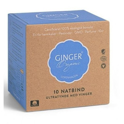 GINGER ORGANIC_Podpaski na noc 10szt